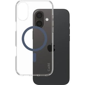 Care iPhone 16 Plus cover, Transparent, Urban Blå