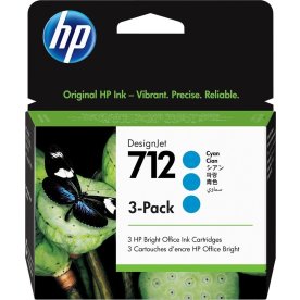 HP 712 blækpatron 29ml, Cyan