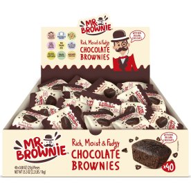 Mr. Brownie Chokolade Brownie, 40 stk á 25g