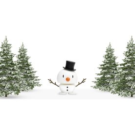 Hoptimist Snowman, Hvid, S