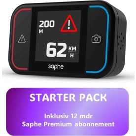 Saphe Drive Pro Trafikalarm, startspakke (12 mdr.)