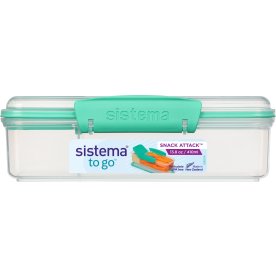 Sistema Snack Attack madkasse, 410 ml, teal