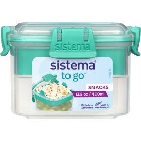 Sistema Snack To Go madkasse, 400 ml, teal