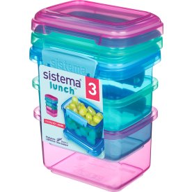 Sistema Lunch Packs, 3 stk, 400 ml.