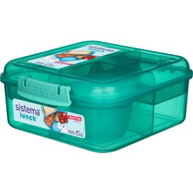 Sistema Bento Cube Lunch madkasse, 1,25L, grøn