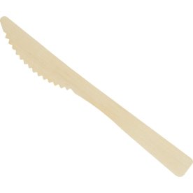 Engangskniv, Bambus, 16 cm, 100 stk.