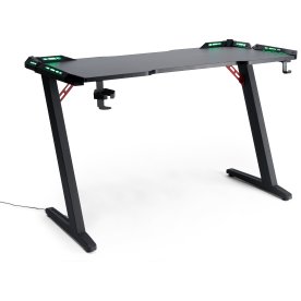 Power gamerbord med lys, 120 x 60 cm