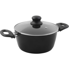 Gryde med låg, alu med belægning, PFAS-fri, 2,5L
