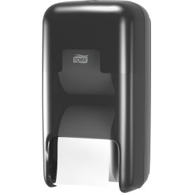 Tork T7 Dispenser Toiletpapir u/hylse, Dual, Sort