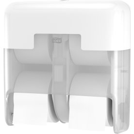 Tork T7 Dispenser Toiletpapir u/hylse Quadro, Hvid