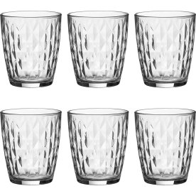 Aida Mosaic drikkeglas, 6-pak, klar, 34 cl