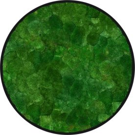 Pudemosbillede, Ø60 cm, m/ramme