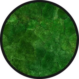 Pudemosbillede, Ø30 cm, m/ramme