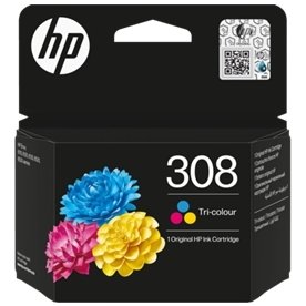 HP 308 blækpatroner, sampak, tre farver