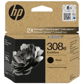 HP 308e EvoMore blækpatron, sort