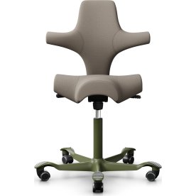 HÅG Capisco 8106 kontorstol, beige/grøn, alm. gas