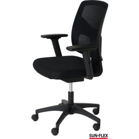 SUN-FLEX® Officechair mesh, sort