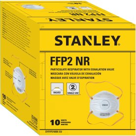 Stanley Støvmaske m/ventil FFP2, 10 stk.