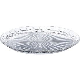Aida Harvey Rundt fad, glas, Ø32 cm.
