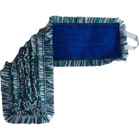 Moppe m/burrebånd, microfiber, 47 cm, 10 mopper