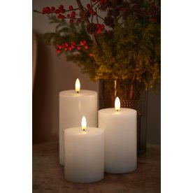 Sirius Sille Exclusive LED Lys, H10/12,5/15cm Hvid