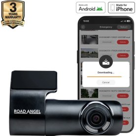 Road Angel Dash Cam bilkamera 1080p, sort