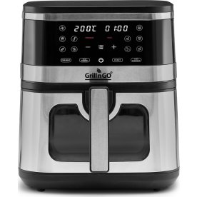 GrillnGO Barcelona airfryer, 8L, sort