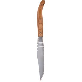 Solex Laguiole Steakkniv m/grillskær,Brun træskaft