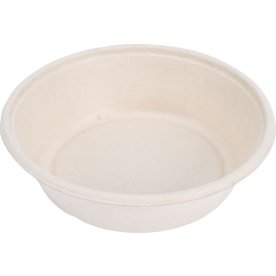 Skål, bagasse, natur, 950/1000ml, 50 stk.
