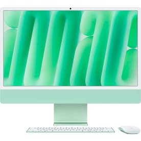 Apple iMac M4 24", 256 GB, 8 CPU, 8 CPU, grøn