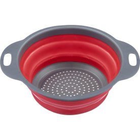 Westmark Dørslag foldbart, plast, grå/rød, Ø22cm