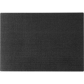 Westmark Dækkeserviet, plast, sort, 45x32,5cm