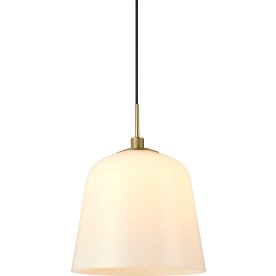 Room 49 pendel, Ø30 cm, Opal/messing