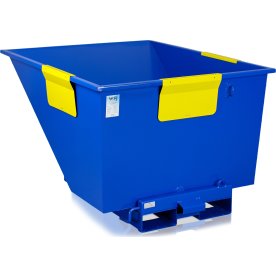 Genbrugsmærkat til tipcontainere, gul, 3 stk.