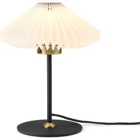 Paris bordlampe, Ø24 cm, Hvid/Sort