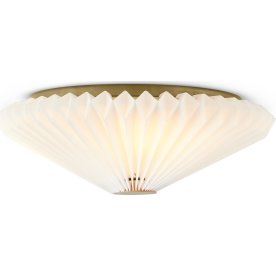 Paris loftlampe, Ø40 cm, Hvid/Messing