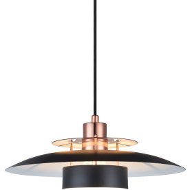 Sørup pendel, Ø40 cm, Sort/Kobber