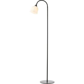 Glow gulvlampe Ø12 cm, Opal/sort