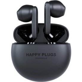 Happy Plugs Høretelefoner , trådløse, Sort