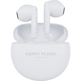 Happy Plugs Høretelefoner, trådløse, hvid