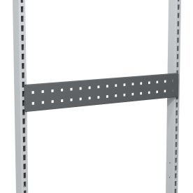 Værktøjstavle til arbejdsborde, grå, 664x94mm