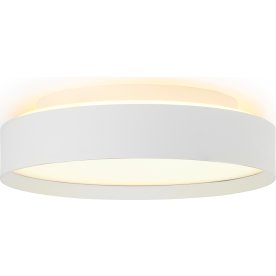 Blacklight plafond Ø30 cm, Hvid