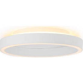 Blacklight plafond string Ø30 cm, Hvid
