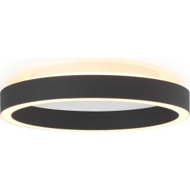 Blacklight plafond string Ø30 cm, Sort
