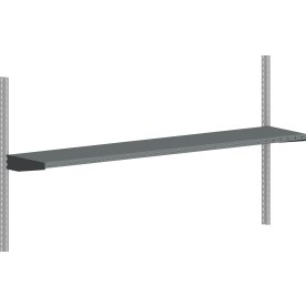 Pakkebords hylde til arbejdsbord, grå, 1800x360mm