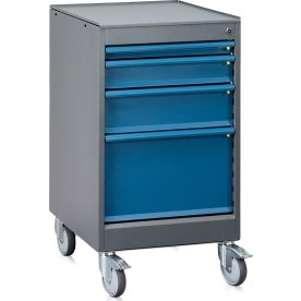 Værkstedsvogn med 4 skuffer, 925x535x670mm