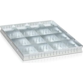Skuffeindsats til værkstedsvogn, 50x610x440mm