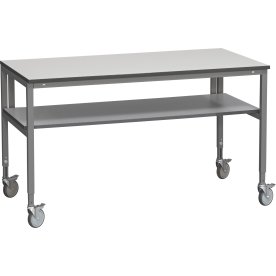 Arbejdsbord m/hjul, 300 kg, Laminat, 1600x800 mm