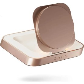 ZENS Trådløs Oplader Nightstand, 15W, Kobber