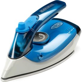 Black+Decker Rejsestrygejern 1000W, blå